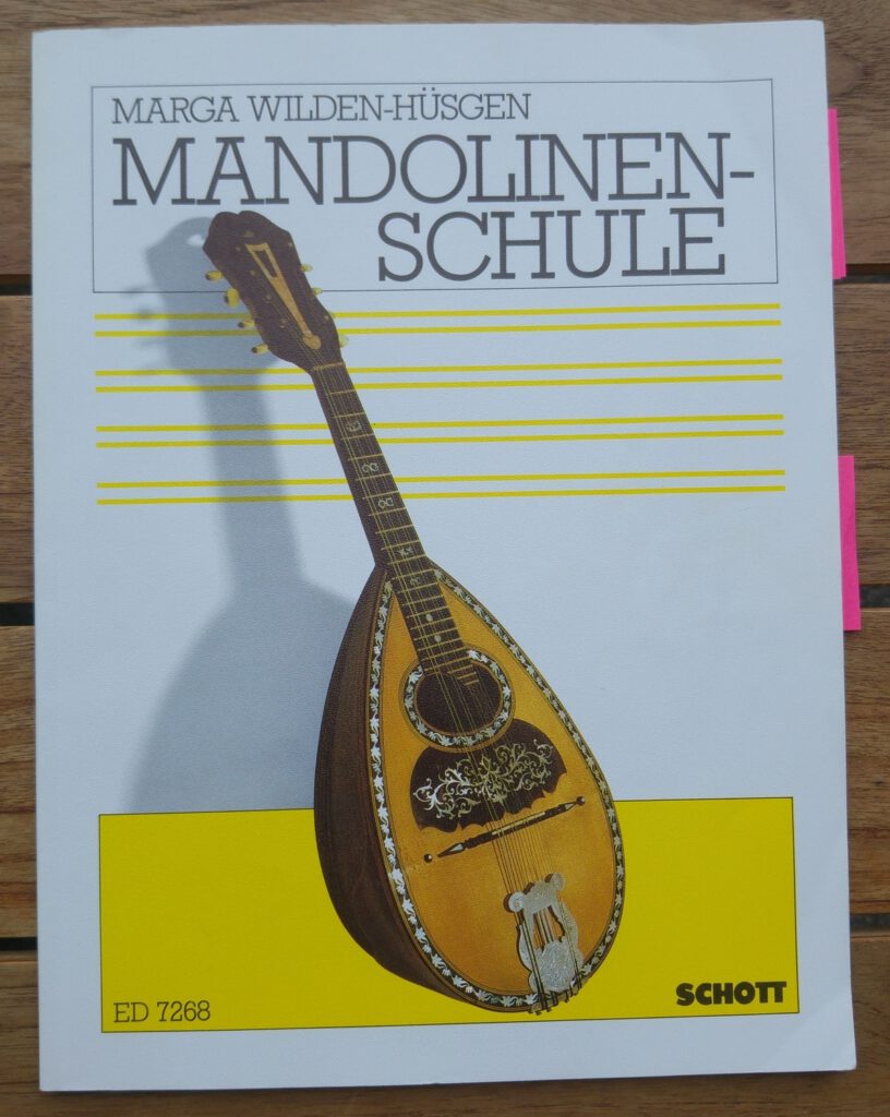 Mandolinenschule von Marga Wilden-Hüsgen Cover