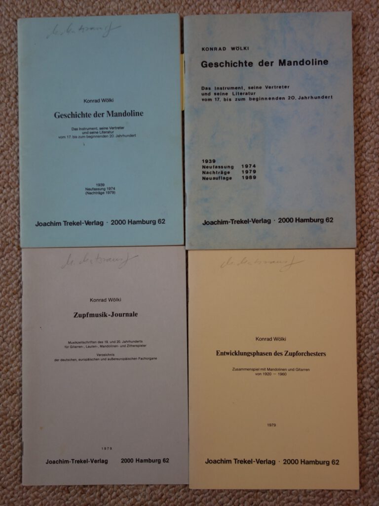 Four Books by Konrad Wölki