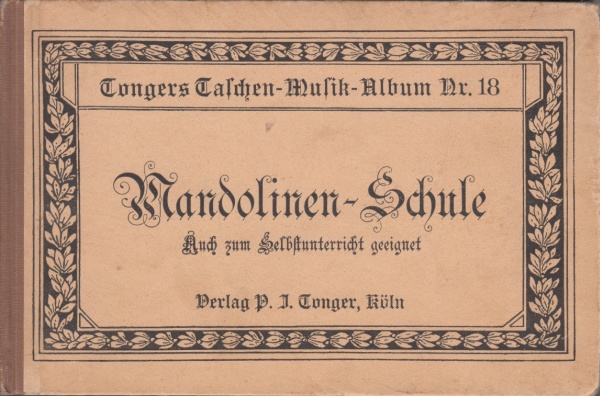 Weimershaus Mandolinenschule alte Ausgabe